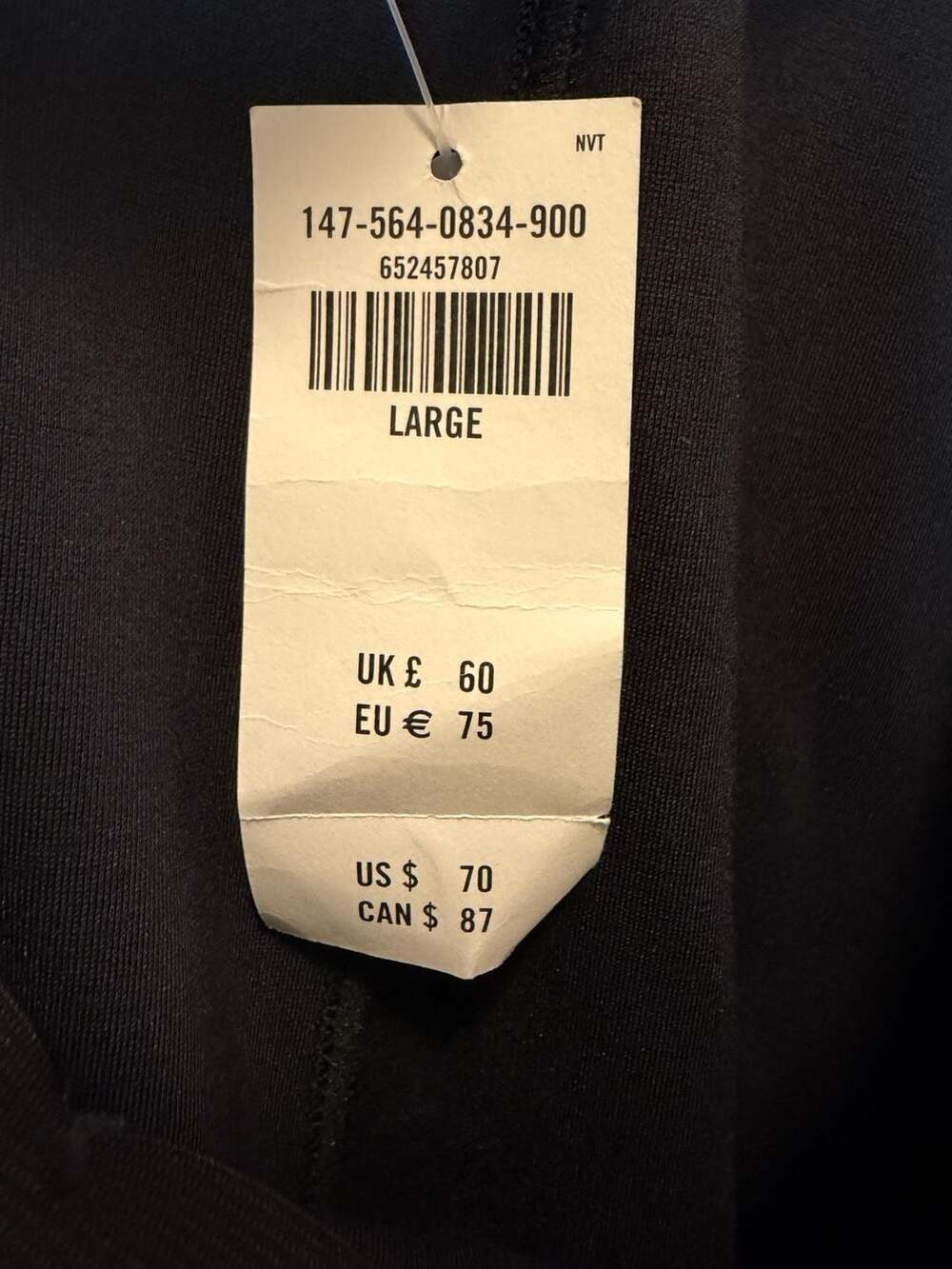 Abercrombie & Fitch Women's Black Pull-On Bootcut Pants Large - Picture 4 of 5